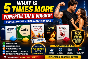 Image ALT Text: Comparison of powerful men performance products stronger than Viagra in UAE